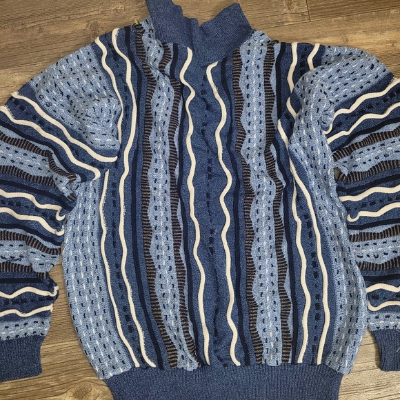 Vintage coogi esk 90s funky grandpa sweater - Picture 3 of 4